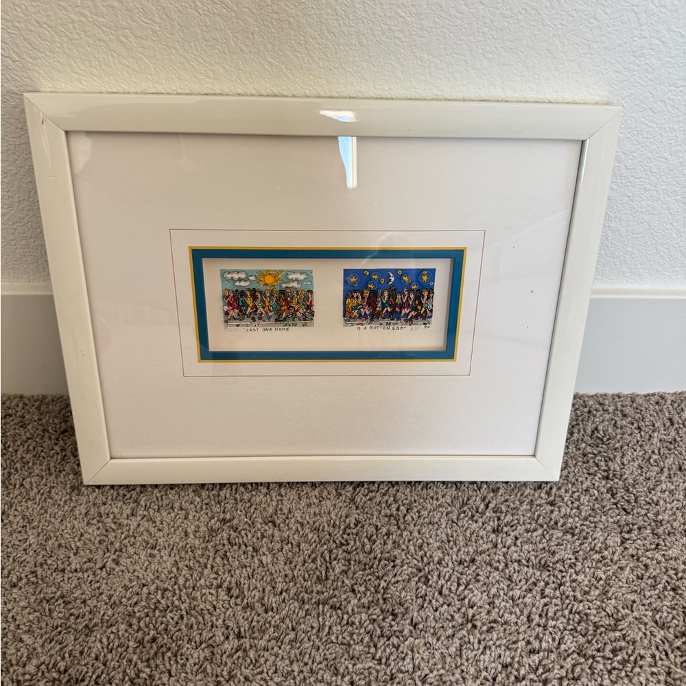 James Rizzi “Last One Home is a Rotten Egg” Art